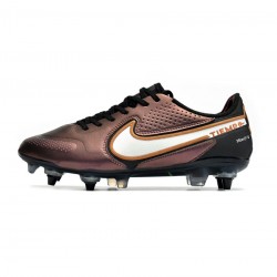 Nike Tiempo Legend 9 Elite SG Purple White Off Noir Pink Blast Soccer Cleats