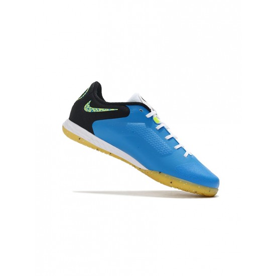 Nike Tiempo Legend 9 IC Sapphire Volt Blue Void Soccer Cleats