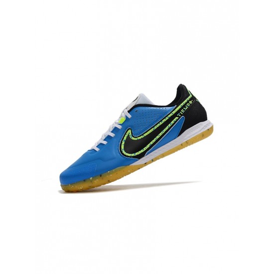 Nike Tiempo Legend 9 IC Sapphire Volt Blue Void Soccer Cleats