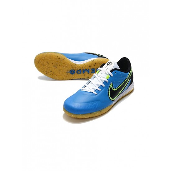 Nike Tiempo Legend 9 IC Sapphire Volt Blue Void Soccer Cleats