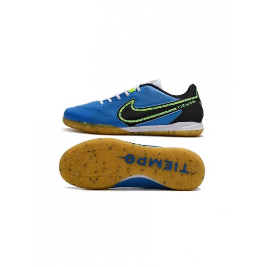 Nike Tiempo Legend 9 IC Sapphire Volt Blue Void Soccer Cleats