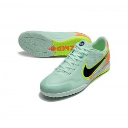 Nike Tiempo Legend 9 Pro IC Soccer Shoes Green Blue Orange Soccer Cleats