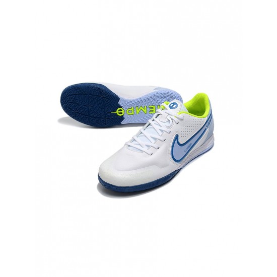 Nike Tiempo Legend 9 Pro IC Soccer Shoes Grey Dark Marine Soccer Cleats