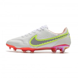 Nike Tiempo Legend Iv Elite FG White Black Bright Crimson Pink Blast Soccer Cleats