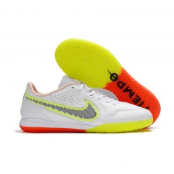 Nike Tiempo Legend Iv Elite IC White Black Bright Crimson Pink Blast Soccer Cleats