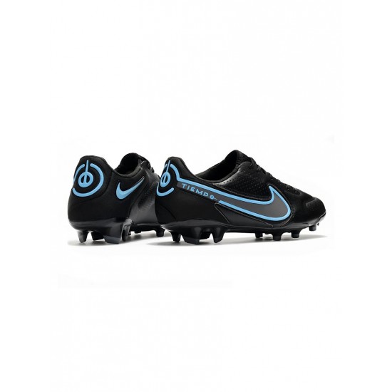 Nike Tiempo Legend Ix Elite FG Black Black Iron Grey Soccer Cleats