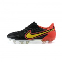 Nike Tiempo Legend Ix Elite FG Black Volt  Soccer Cleats