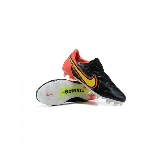 Nike Tiempo Legend Ix Elite FG Black Volt  Soccer Cleats