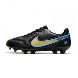 Nike Tiempo Legend Ix Elite FG Blue Black Gold  Soccer Cleats