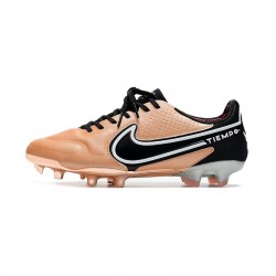 Nike Tiempo Legend Ix Elite FG Firm Ground Metallic Copper Black Soccer Cleats