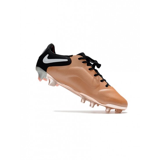 Nike Tiempo Legend Ix Elite FG Firm Ground Metallic Copper Black Soccer Cleats