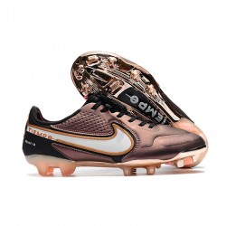 Nike Tiempo Legend Ix Elite FG Firm Ground Metallic Copper White Soccer Cleats