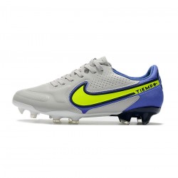 Nike Tiempo Legend Ixelite FG Grey Fog Sapphire Volt Soccer Cleats