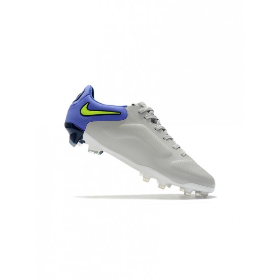 Nike Tiempo Legend Ixelite FG Grey Fog Sapphire Volt Soccer Cleats