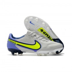 Nike Tiempo Legend Ixelite FG Grey Fog Sapphire Volt Soccer Cleats