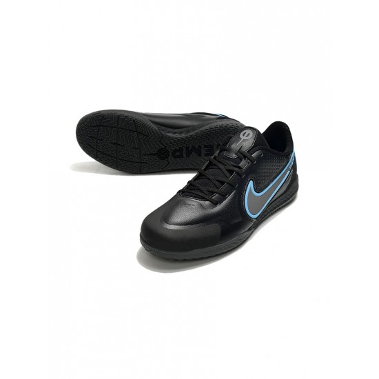 Nike Tiempo Legend Ix Elite IC Black Black Iron Grey Soccer Cleats