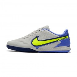 Nike Tiempo Legend Ix Elite IC Grey Fog Volt Sapphire Soccer Cleats