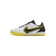 Nike Tiempo Legend Ix Elite IC White Dark Smoke Grey Black Yellow Strike Soccer Cleats