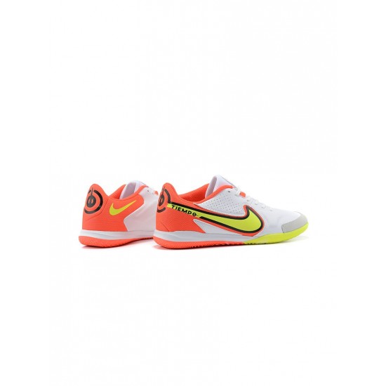 Nike Tiempo Legend Ix Elite IC White Volt Bright Crimson Soccer Cleats