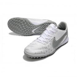 Nike Tiempo Legend Ix Elite TF Dazzling White Pure Wolf Grey Soccer Cleats