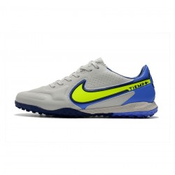 Nike Tiempo Legend Ix Elite TF Grey Fog Volt Sapphire Soccer Cleats