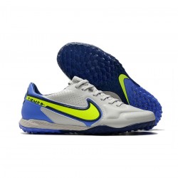 Nike Tiempo Legend Ix Elite TF Grey Fog Volt Sapphire Soccer Cleats