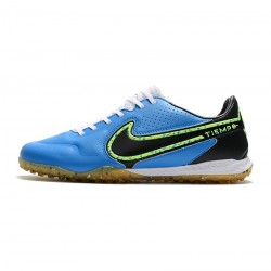 Nike Tiempo Legend Ix Elite TF Photo Blue Neon Yellow Black Soccer Cleats