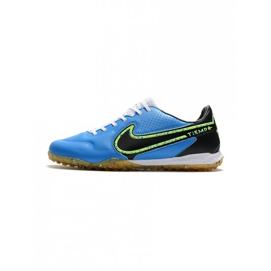 Nike Tiempo Legend Ix Elite TF Photo Blue Neon Yellow Black Soccer Cleats