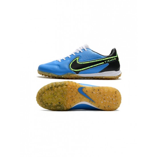 Nike Tiempo Legend Ix Elite TF Photo Blue Neon Yellow Black Soccer Cleats