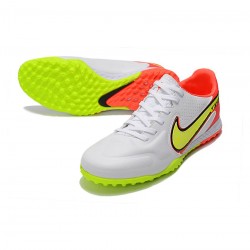 Nike Tiempo Legend Ix Elite TF White Volt Bright Crimson Soccer Cleats