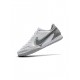 Nike Tiempo React Legend 9 Pro IC White Chrome Wolf Grey Pure Platinum Soccer Cleats