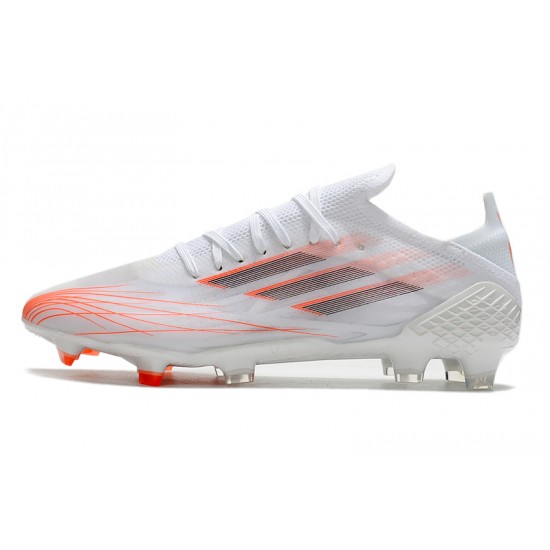 Adidas X Speedflow .1 FG Soccer Cleats White Orange