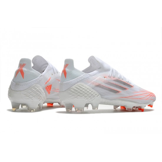 Adidas X Speedflow .1 FG Soccer Cleats White Orange