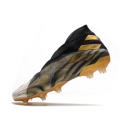 Adidas Nemeziz 19+ FG Black Gold White 39-45