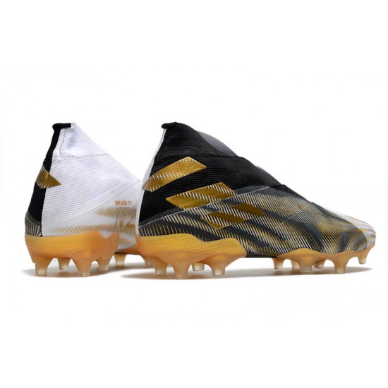 Adidas Nemeziz 19+ FG Black Gold White 39-45