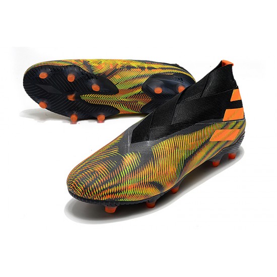 Adidas Nemeziz 19+ FG Black Orange Green 39-45