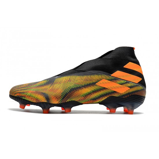 Adidas Nemeziz 19+ FG Black Orange Green 39-45