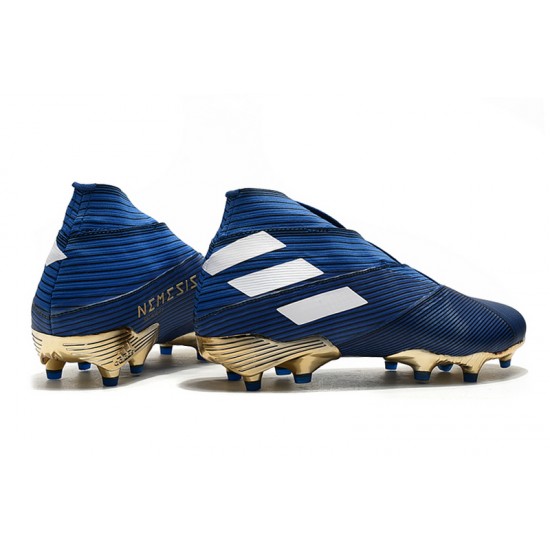 Adidas Nemeziz 19+ FG Blue Gold White 39-45