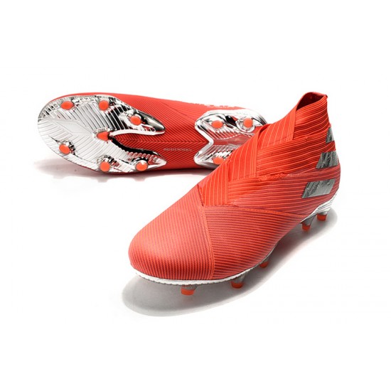 Adidas Nemeziz 19+ FG Red Silver 39-45