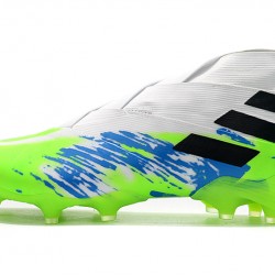 Adidas Nemeziz 19+ FG White Blue Green 39-45