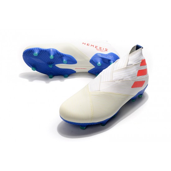 Adidas Nemeziz 19+ FG White Orange 39-45