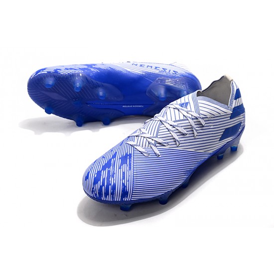 Adidas Nemeziz 19.1 FG White Blue 39-45