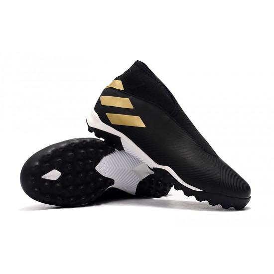 Adidas Nemeziz 19.3 Laceless TF Black Gold 39-45