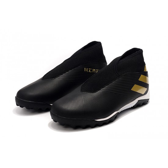 Adidas Nemeziz 19.3 Laceless TF Black Gold 39-45