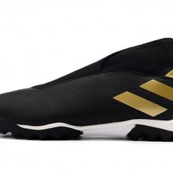 Adidas Nemeziz 19.3 Laceless TF Black Gold 39-45