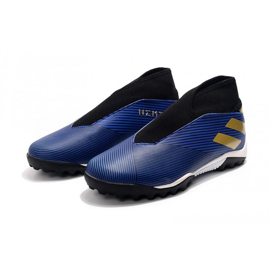 Adidas Nemeziz 19.3 Laceless TF Blue Black Gold 39-45