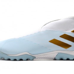 Adidas Nemeziz 19.3 Laceless TF Blue White Gold 39-45