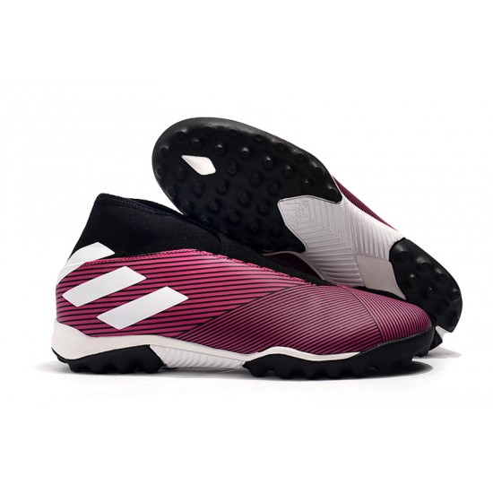 Adidas Nemeziz 19.3 Laceless TF Pink Black White 39-45