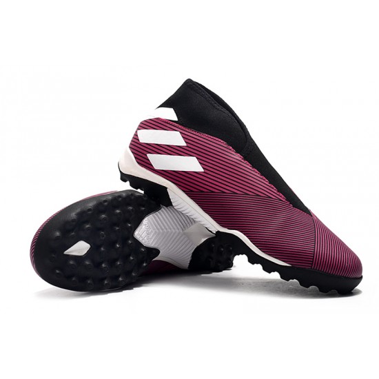 Adidas Nemeziz 19.3 Laceless TF Pink Black White 39-45