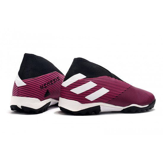 Adidas Nemeziz 19.3 Laceless TF Pink Black White 39-45